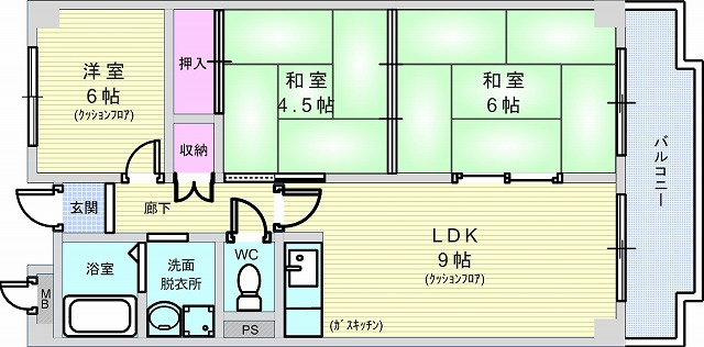 ロイヤル蛍ヶ池の間取り