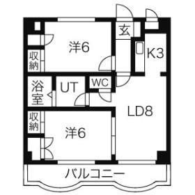 ジェイド・パレスの間取り|間取りです。