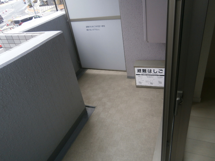 AREA385のバルコニー