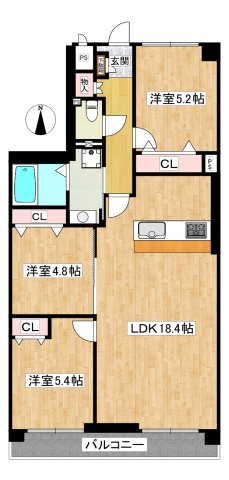 【間取り】 | 西宮東パークマンション