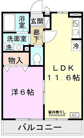 リビングⅠの間取り