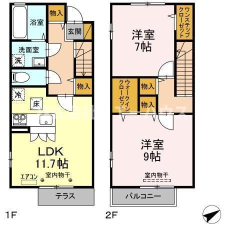 メゾン ラフィーネの間取り
