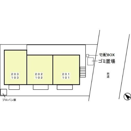 カルミアエステートの区画図