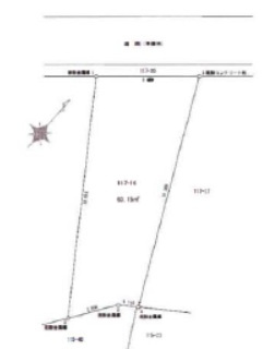 世田谷区太子堂　建築条件なし売地の土地図