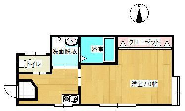 ハイツ恵の間取り