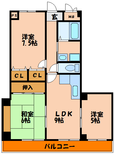 マノワールINOの間取り
