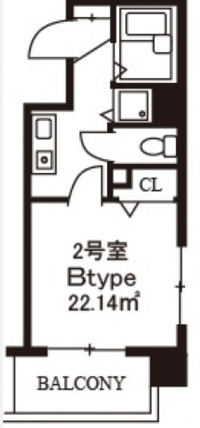 スカイコート日本橋浜町公園の間取り