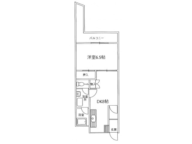 ベルガ足立の間取り
