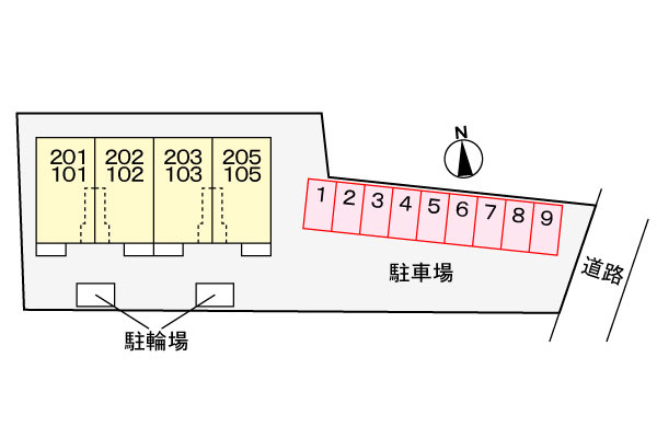 ネオ カーサの区画図