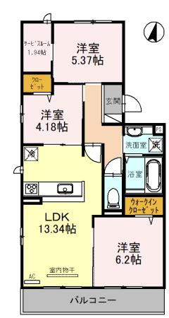 ジラソーレの間取り
