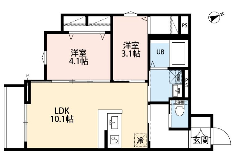 CASA・K　府中の間取り