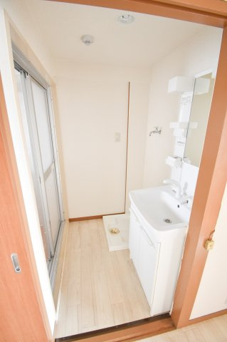 新住之江マンションの洗面所