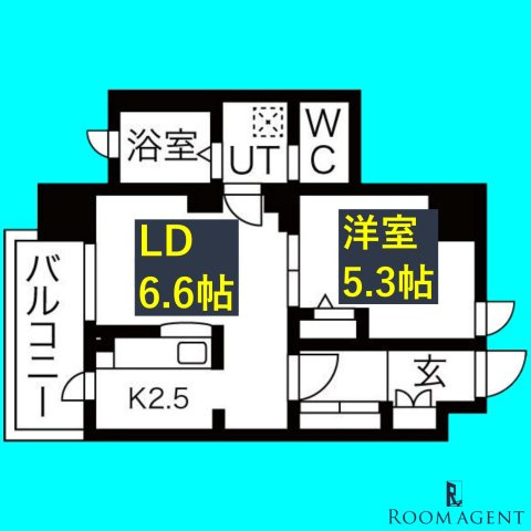 ヴィラエーデル名駅の間取り