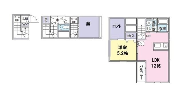 フェアウィンドの間取り|間取りです。