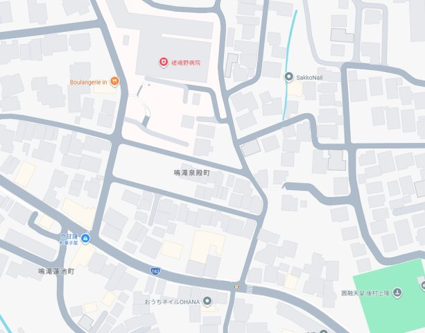 京都市右京区鳴滝泉殿町　第2期　新築一戸建ての地図