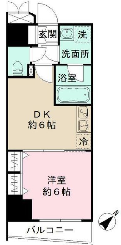 エステムプラザ市谷外濠公園の間取り