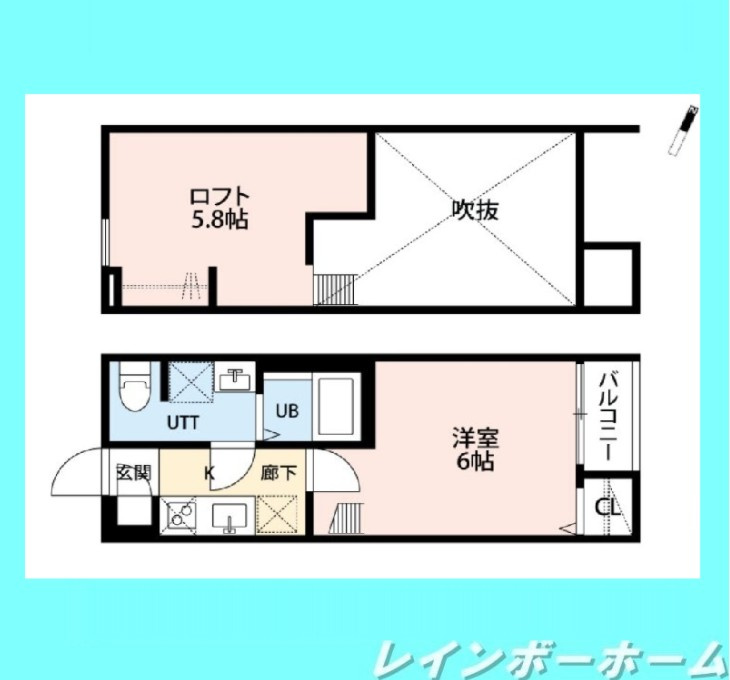 仲介手数料（賃料の1.10ヵ月）の50％OFF対象物件！の間取り