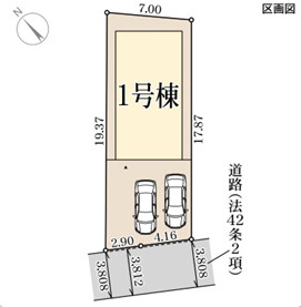 リーブルガーデン加古川市野口町長砂9期の区画図