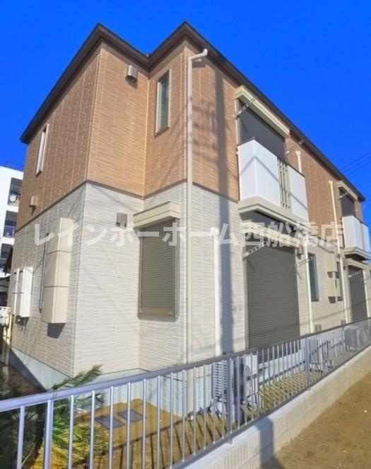 習志野市津田沼５丁目のアパートの外観