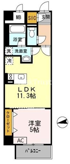 【間取り】 | ヴェール同心
