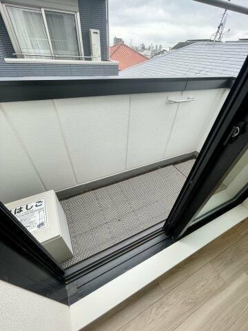 プラシード駒沢のバルコニー