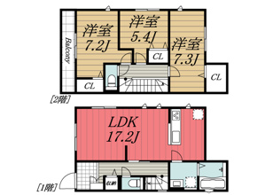 【間取り】 | Kolet千葉仁戸名町