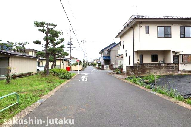 袖ヶ浦６丁目　売地の前面道路含む現地写真|北東側約5.9ｍ公道面
