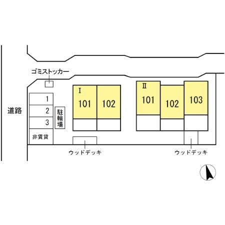 フィーカ　Ⅰの区画図