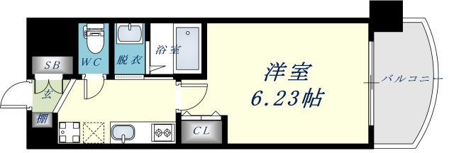 Luxe布施南2の間取り