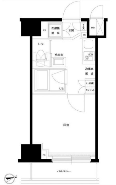 大田区東糀谷３丁目の賃貸マンションの間取り