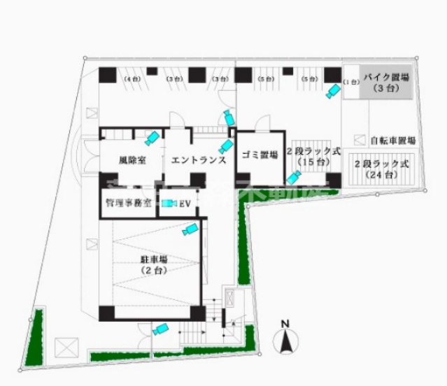 PREMIUM CUBEプレミアムキューブ大森本町の区画図