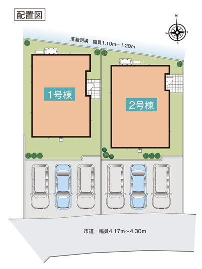 多賀城市山王の区画図