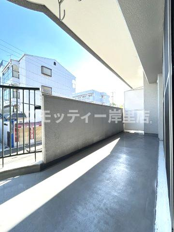新住之江マンションのバルコニー