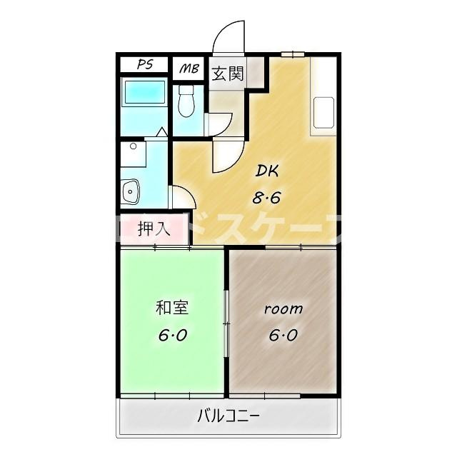 プレセランスアドニードの間取り|高崎、前橋のお部屋探しはエンドスケープまで！お客様の理想お聞かせ下さい♪