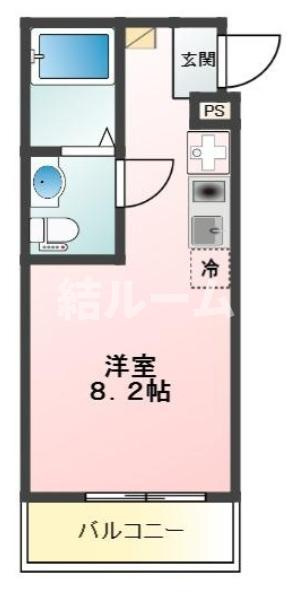 板橋区氷川町のアパートの間取り