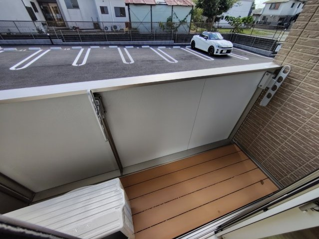 Serenvita田宮のバルコニー