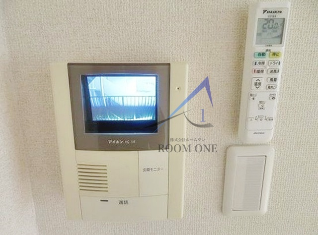 コーポＴＯのセキュリティ|モニター付きインターホンです。