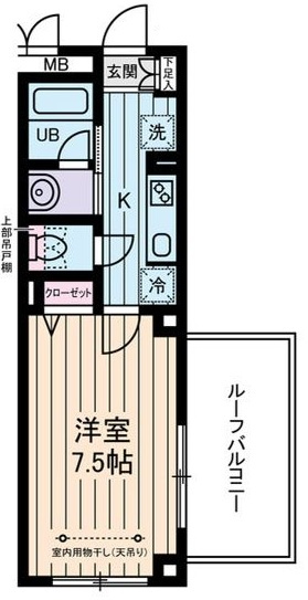 コーポＴＯの間取り|間取りです。