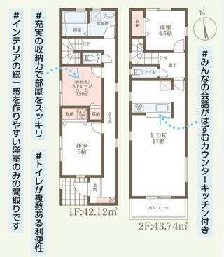 リーブルガーデン西宮市小曽根町の間取り