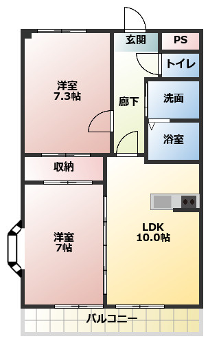 シンフォニー中央の間取り