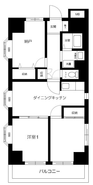 パークレジデンス大森の間取り|間取りです。