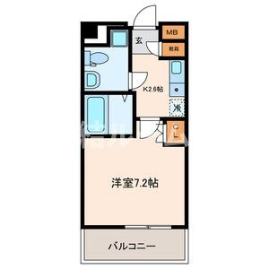 豊島区西池袋２丁目の賃貸マンションの間取り