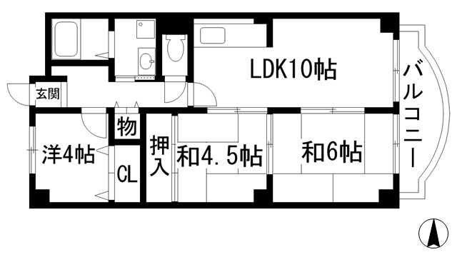【間取り】 | グートピア逆瀬川