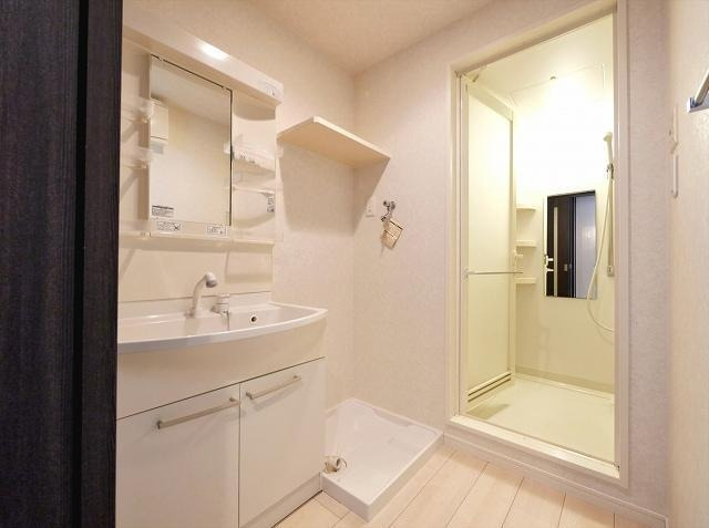 福岡市中央区薬院２丁目の賃貸マンションの独立洗面台|物件の画像9