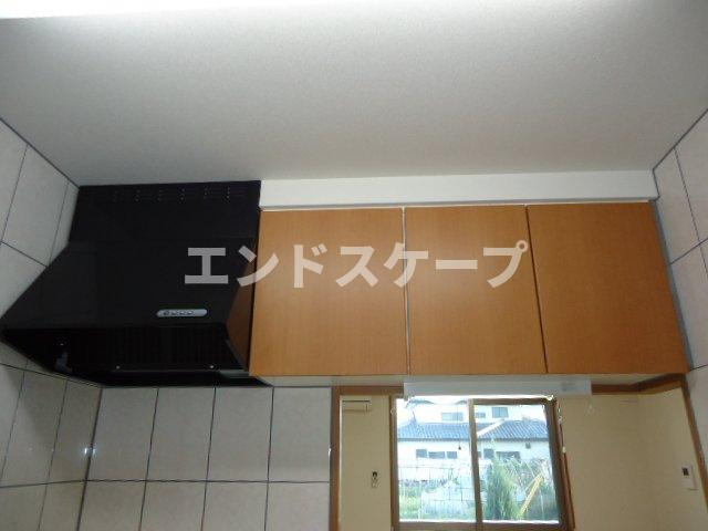 マーチ　ブラウンⅡの収納|キッチン収納
高崎、前橋のお部屋探しはエンドスケープまで！お客様の理想お聞かせ下さい♪