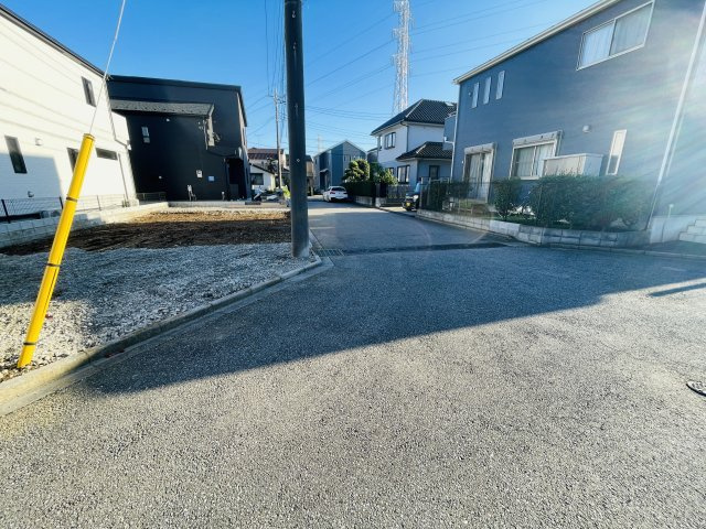 グラファーレ八千代市高津１６期の前面道路含む現地写真|9/17撮影