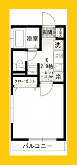 【間取り】 | ＫＩＮＧＬＹ ＣＯＵＲＴ菊名