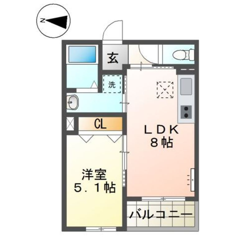 アウローラ本郷町の間取り