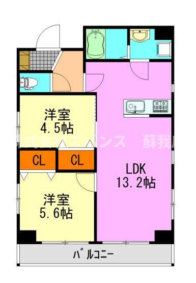 【間取り】 | Vista本千葉
