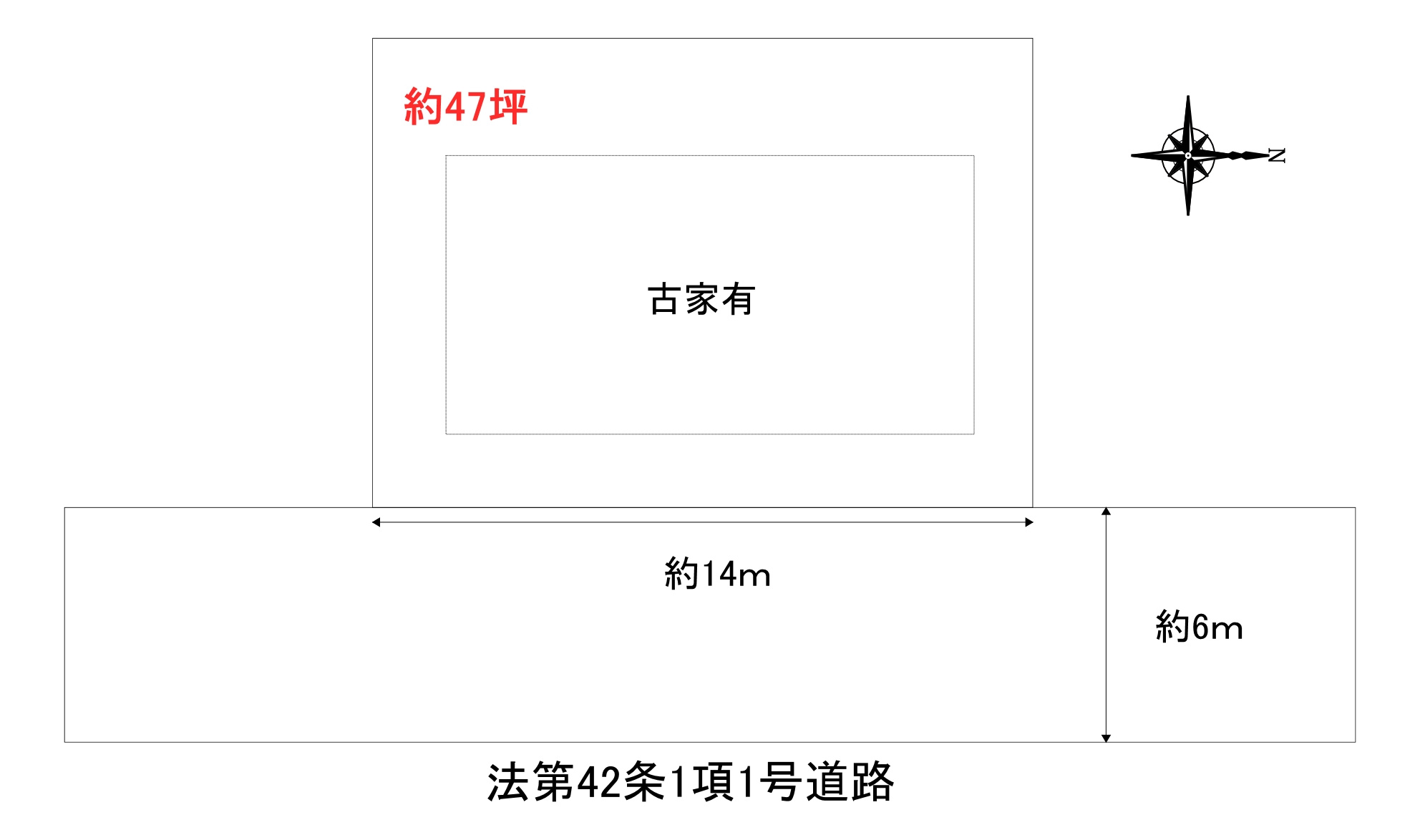 三木市府内町　売土地の土地図